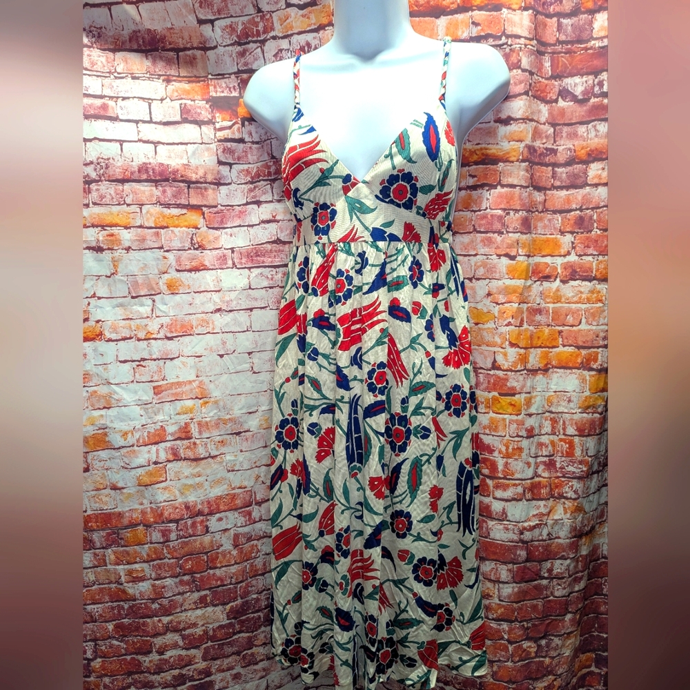 Nieves Lavi Silk Dress With Braided Straps